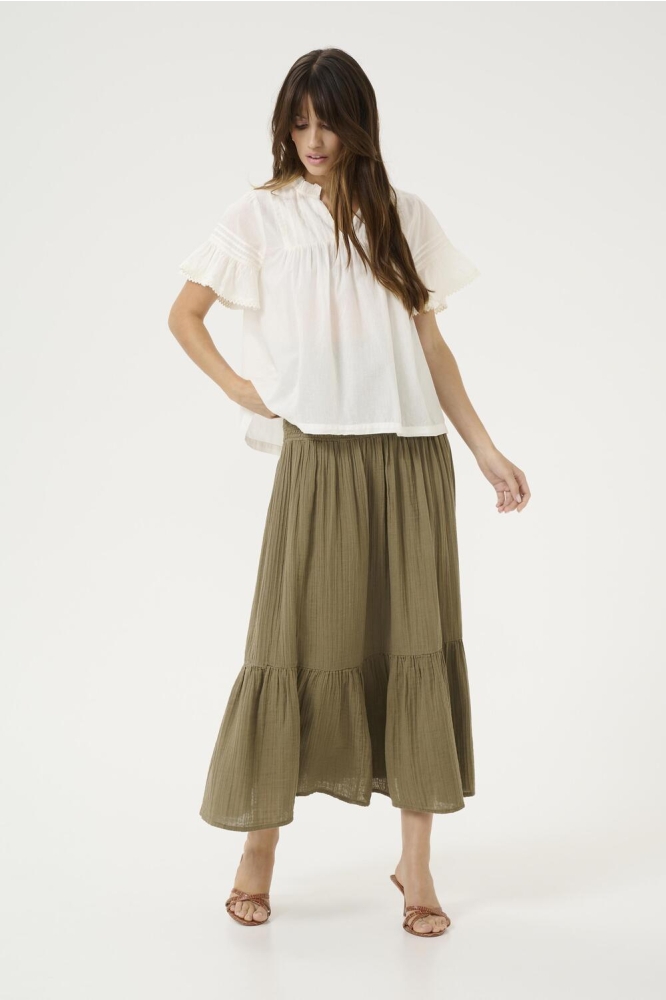 CUCYBELLE SS BLOUSE 50111937 500013 SPRING GARDENIA